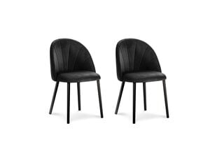 Комплект из 2-ух стульев Milo Casa Livia, черный цена и информация | Стулья для кухни и столовой | 220.lv