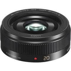 Panasonic LUMIX G 20mm / F1.7 II ASPH. (H-H020AE-K) Black цена и информация | Объективы | 220.lv