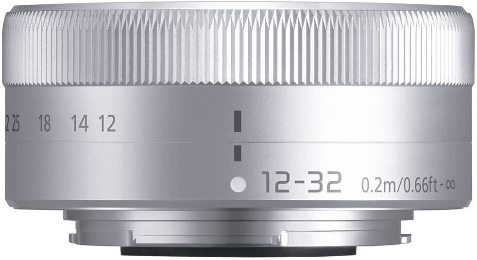 Panasonic LUMIX G VARIO 12-32mm / F3.5-F5.6 ASPH. / MEGA O.I.S. (H-FS12032-S) Silver цена и информация | Objektīvi | 220.lv