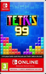 Tetris 99 + 12mėn Nintendo Switch Online narystė NSW цена и информация | Компьютерные игры | 220.lv