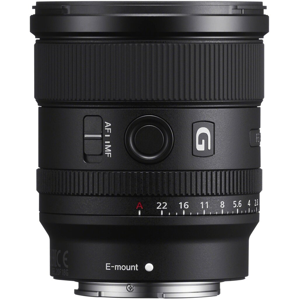 Sony FE 20mm F1.8 G | (SEL20F18G) цена и информация | Objektīvi | 220.lv