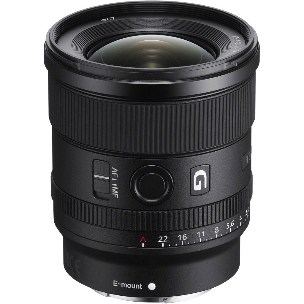 Sony FE 20mm F1.8 G | (SEL20F18G) cena un informācija | Objektīvi | 220.lv