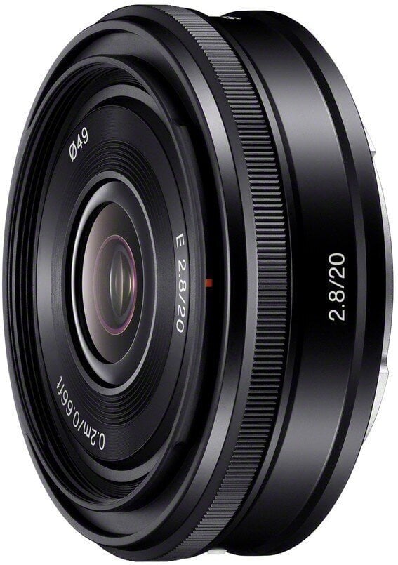 Sony E 20mm F2.8 (Black) | (SEL20F28) cena un informācija | Objektīvi | 220.lv