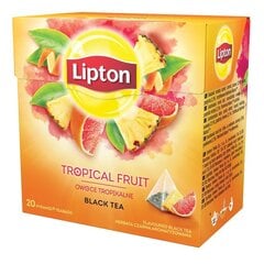 LIPTON tēja ar tropisko augļu garšu, 20 gab. цена и информация | Чай | 220.lv