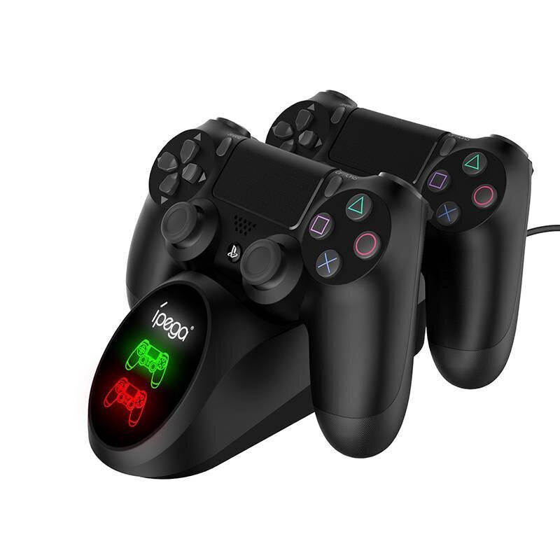 Dualshock 4 uzlādes stacija EXT port cena un informācija | Spēļu kontrolieri | 220.lv