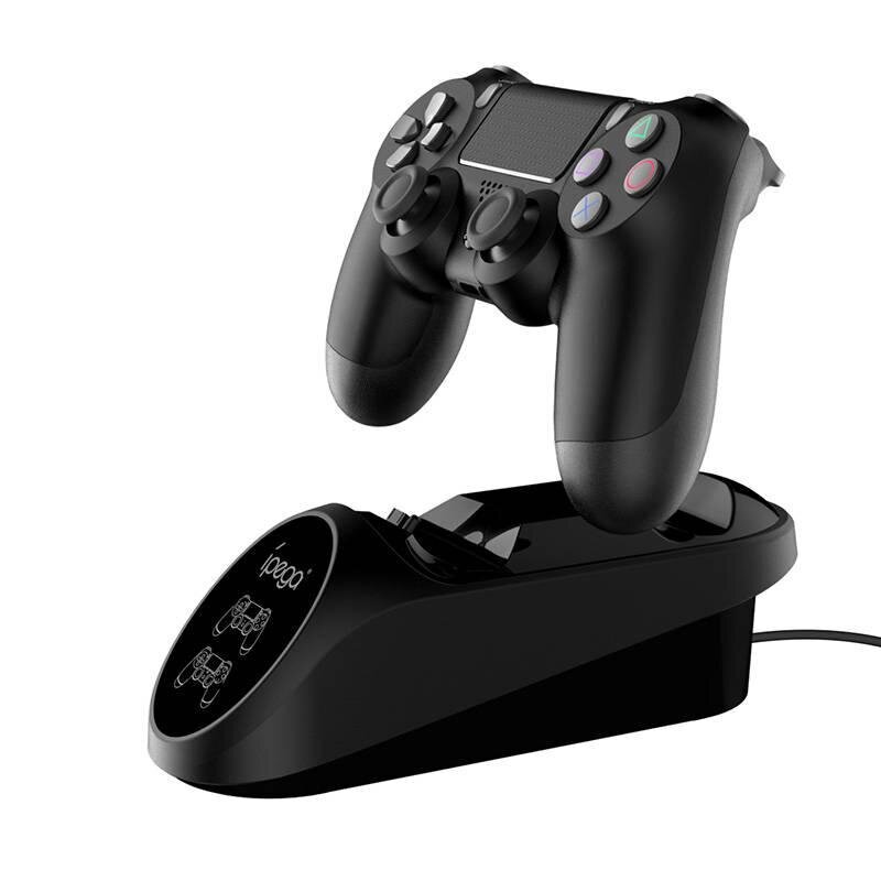 Dualshock 4 uzlādes stacija EXT port cena un informācija | Spēļu kontrolieri | 220.lv