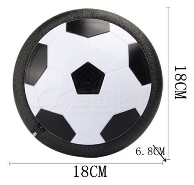 Spēle lidojošā futbola bumba - braukt ar LED Hoverball cena | 220.lv