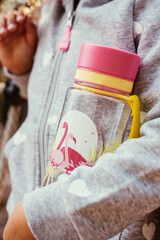 Бутылка для воды Equa Flamingo, 400 мл цена и информация | Бутылочки и аксессуары | 220.lv
