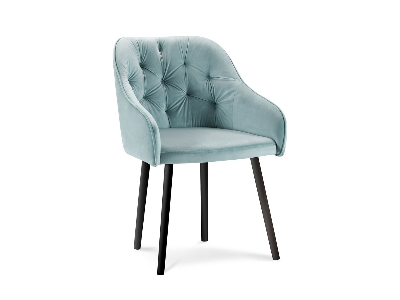 Krēsls Milo Casa Luisa, gaiši zils cena un informācija | Virtuves un ēdamistabas krēsli | 220.lv