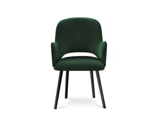 Krēsls Milo Casa Laelia, tumši zaļš cena un informācija | Virtuves un ēdamistabas krēsli | 220.lv