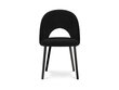 2-u krēslu komplekts Milo Casa Lucia, melns цена и информация | Virtuves un ēdamistabas krēsli | 220.lv