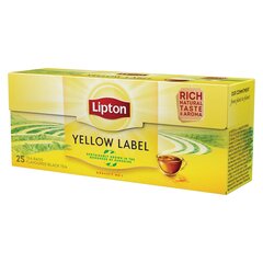 LIPTON YELLOW LABEL Черный чай, 25 шт. цена и информация | Чай | 220.lv