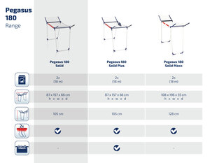 LEIFHEIT Veļas žāvētājs Pegasus 180 Solid цена и информация | Сушка белья | 220.lv