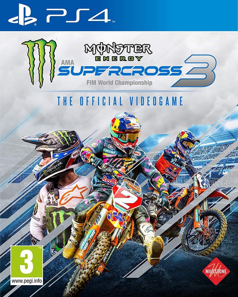 Monster Energy Supercross 3 PS4 cena un informācija | Datorspēles | 220.lv