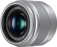 Panasonic LUMIX G 25mm f/1.7 Asph. (H-H025E-S) Silver cena un informācija | Objektīvi | 220.lv