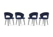 4-u krēslu komplekts Windsor and Co Elpis, zils cena un informācija | Virtuves un ēdamistabas krēsli | 220.lv