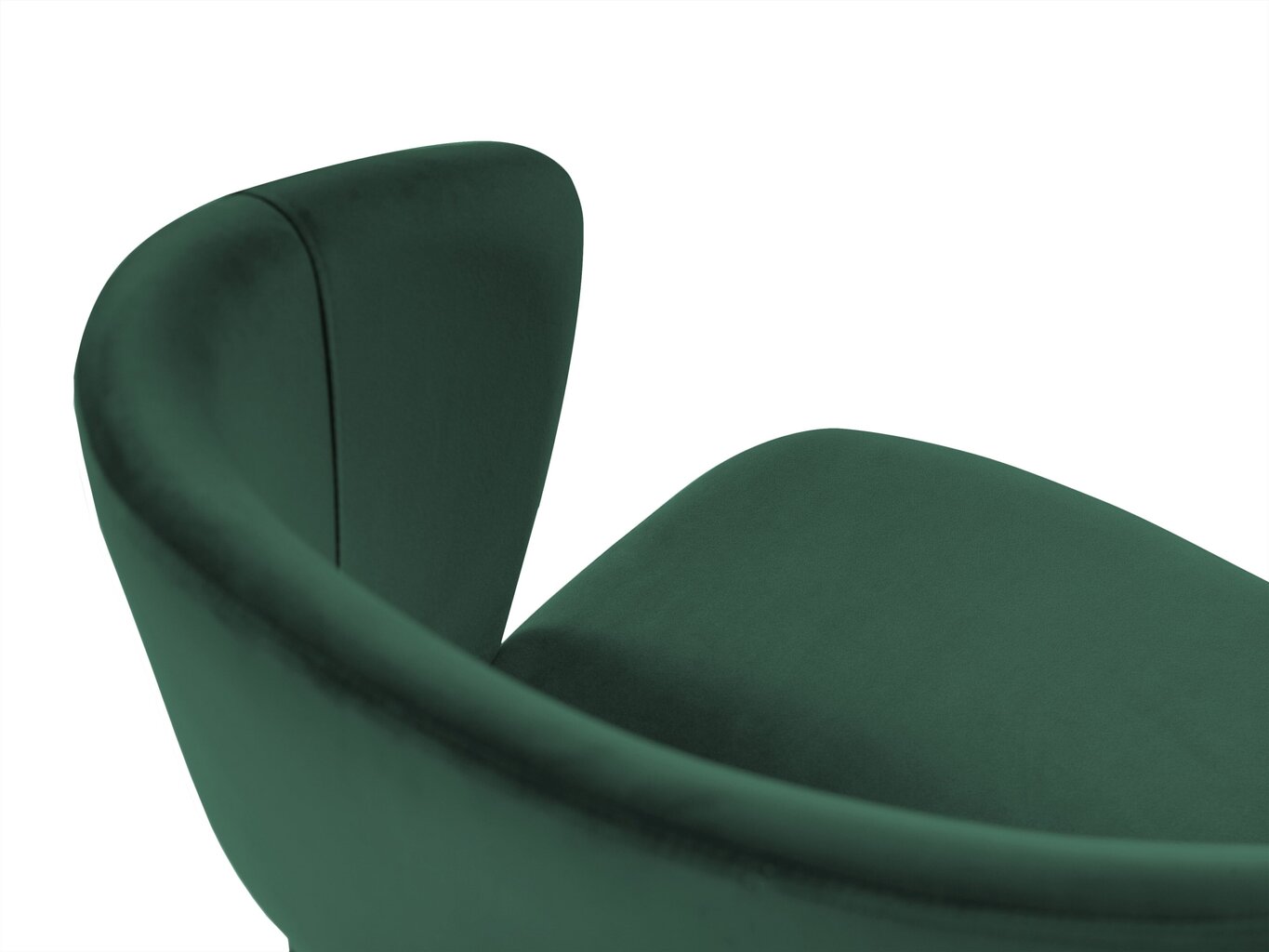 4-u krēslu komplekts Windsor and Co Elpis, tumši zaļš cena un informācija | Virtuves un ēdamistabas krēsli | 220.lv