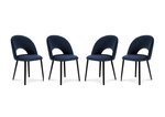 Комплект из 4-х стульев Milo Casa Lucia, ярко синий