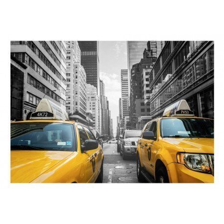 Fototapetai Niujorko taksi, 100x70 cm cena un informācija | Fototapetes | 220.lv