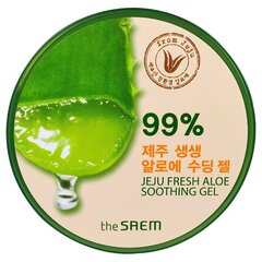 Nomierinošs alvejas gels The Saem Jeju Fresh Aloe sejai, ķermenim, matiem 300 ml цена и информация | Кремы, лосьоны для тела | 220.lv