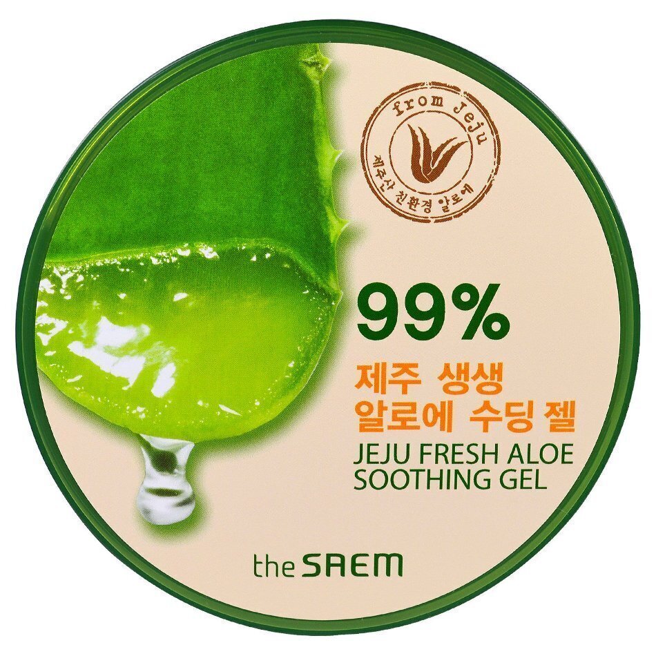 Nomierinošs alvejas gels The Saem Jeju Fresh Aloe sejai, ķermenim, matiem 300 ml cena un informācija | Ķermeņa krēmi, losjoni | 220.lv