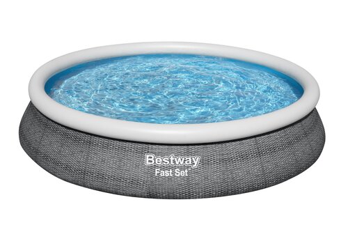 Бассейн Bestway Fast Set, 457x84 см, с фильтром цена и информация | Бассейны | 220.lv