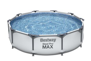 Каркасный бассейн Bestway Steel Pro Max 305x76 см, без фильтра цена и информация | Бассейны | 220.lv