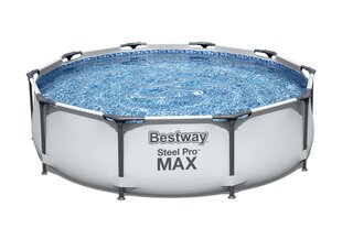 Каркасный бассейн Bestway Steel Pro Max 305x76 см, без фильтра цена и информация | Бассейны | 220.lv