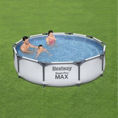 Каркасный бассейн Bestway Steel Pro Max 305x76 см, с фильтром цена и информация | Бассейны | 220.lv