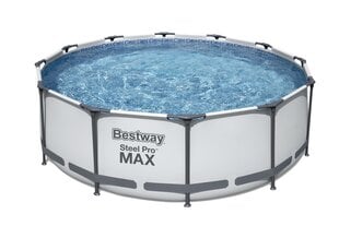 Karkasa baseins Bestway Steel Pro Max 366x100 cm, ar filtru cena un informācija | Baseini | 220.lv