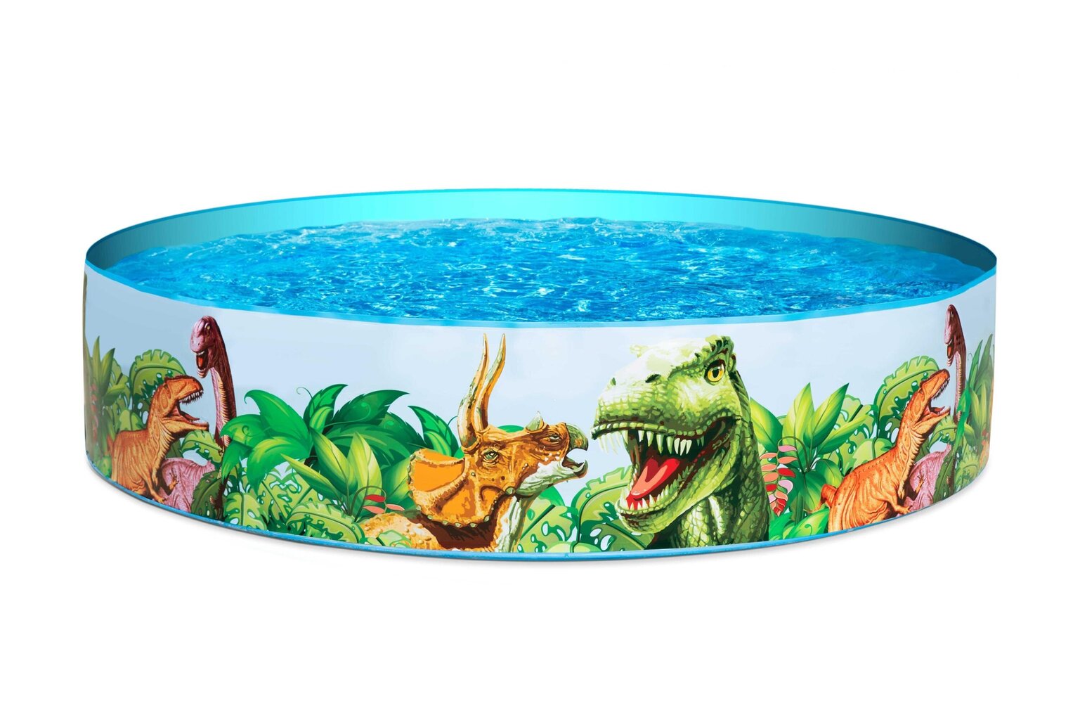 Dīķa baseins Bestway Fill 'N Fun Dinosaur, 183x38 cm cena un informācija | Baseini | 220.lv