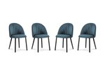 Комплект из 4-х стульев Milo Casa Livia, синий