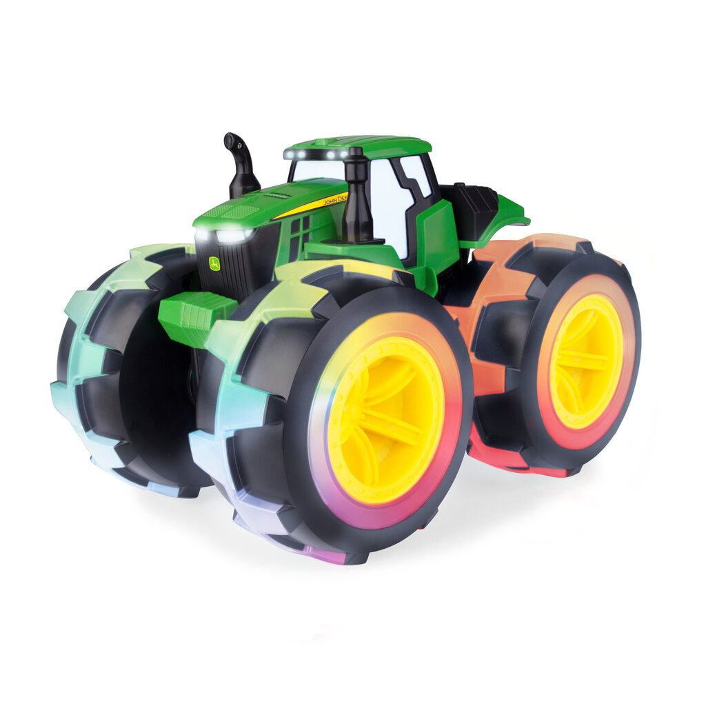 Rotaļlietu traktors ar apgaismotiem riteņiem John Deere, 46644 цена и информация | Rotaļlietas zēniem | 220.lv