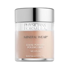 Birstošais pūderis Physicians Formula Mineral Wear SPF16, 12 g, Translucent Light, Translucent Light cena un informācija | Grima bāzes, tonālie krēmi, pūderi | 220.lv