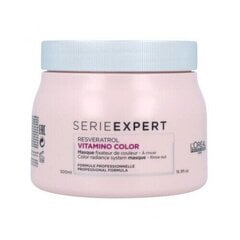 Маска для окрашенных волос L'Oreal Serie Expert Vitamino Color 500 мл цена и информация | Средства для укрепления волос | 220.lv