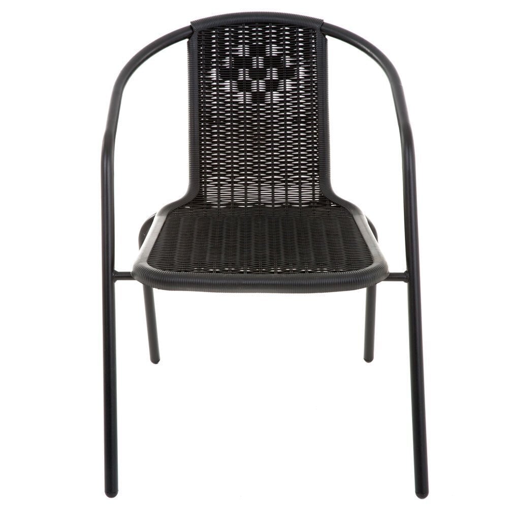 Āra krēsls Patio Detroit, melns cena un informācija | Dārza krēsli | 220.lv