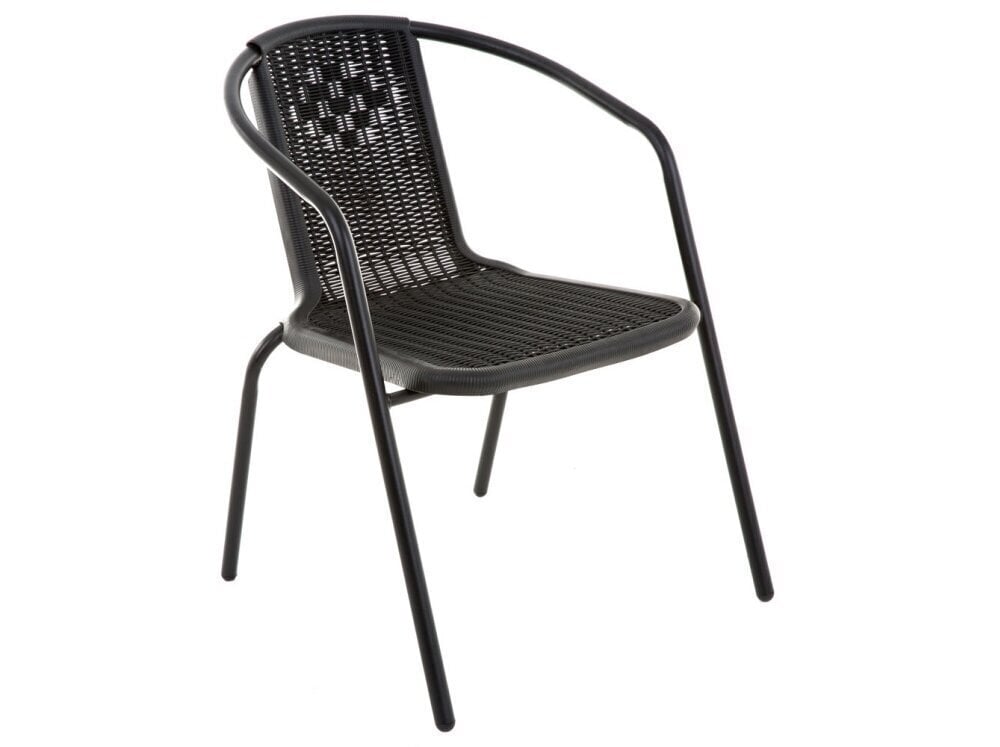 Āra krēsls Patio Detroit, melns cena un informācija | Dārza krēsli | 220.lv