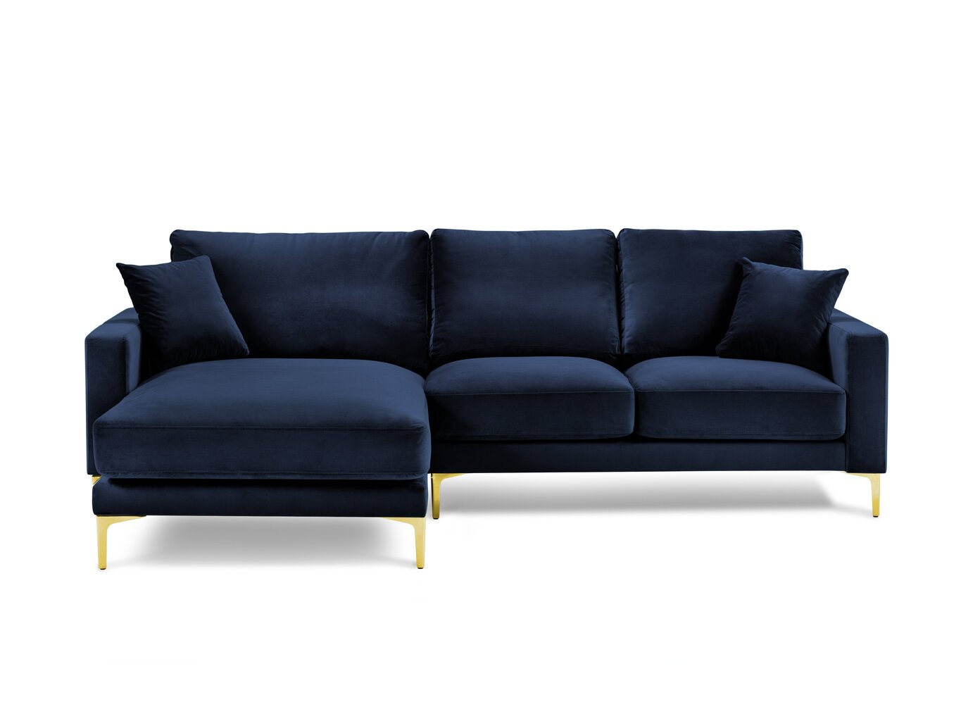 Stūra dīvāns Kooko Home Poeme, zils cena un informācija | Stūra dīvāni | 220.lv