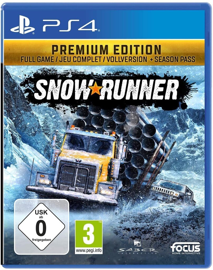 SnowRunner Premium Edition PS4 cena un informācija | Datorspēles | 220.lv