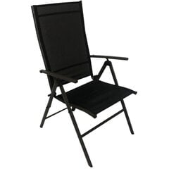 Складное уличное кресло Patio Lagos, темно-серое цена и информация | Садовые стулья, кресла, пуфы | 220.lv