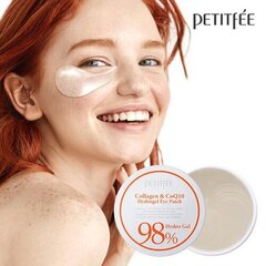 Гидрогелевые накладки на глаза с коллагеном Petitfee Collagen & CoQ10 60 шт цена и информация | Маски для лица, патчи для глаз | 220.lv