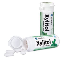 Жевательная резинка Miradent Xylitol, со вкусом перечной мяты цена и информация | Зубные щетки, пасты | 220.lv