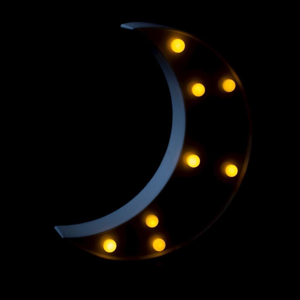 Eko-Light LED lampa Mēness cena un informācija | Galda lampas | 220.lv