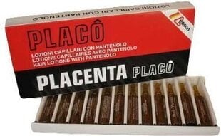 Placentas ampulas matu augšanas veicināšanai Placenta Placo, 12x10ml цена и информация | Средства для укрепления волос | 220.lv