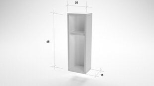 Полка Kalune Design Turra, белая цена и информация | Полки | 220.lv