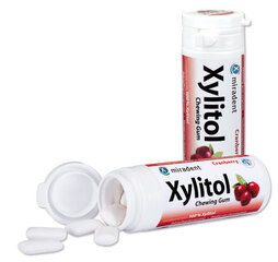 Жевательная резинка Miradent Xylitol, со вкусом клюквы цена и информация | Зубные щетки, пасты | 220.lv