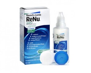 Bausch+Lomb ReNu MultiPlus 60 ml kontaktlēcu kopšanas šķidrums cena un informācija | Kontaktlēcu šķidrumi | 220.lv