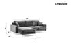 Stūra dīvāns Kooko Home Lyrique, zaļš цена и информация | Stūra dīvāni | 220.lv
