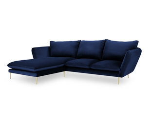 Stūra dīvāns Mazzini Sofas Verveine, zils cena un informācija | Stūra dīvāni | 220.lv