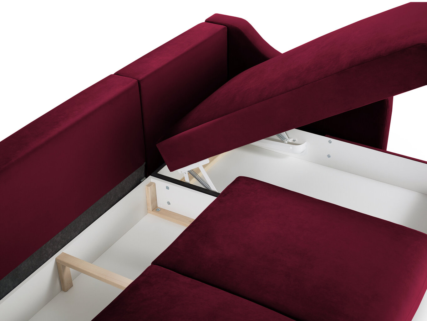 Universāls stūra dīvāns Mazzini Sofas Pansy, sarkans cena un informācija | Stūra dīvāni | 220.lv